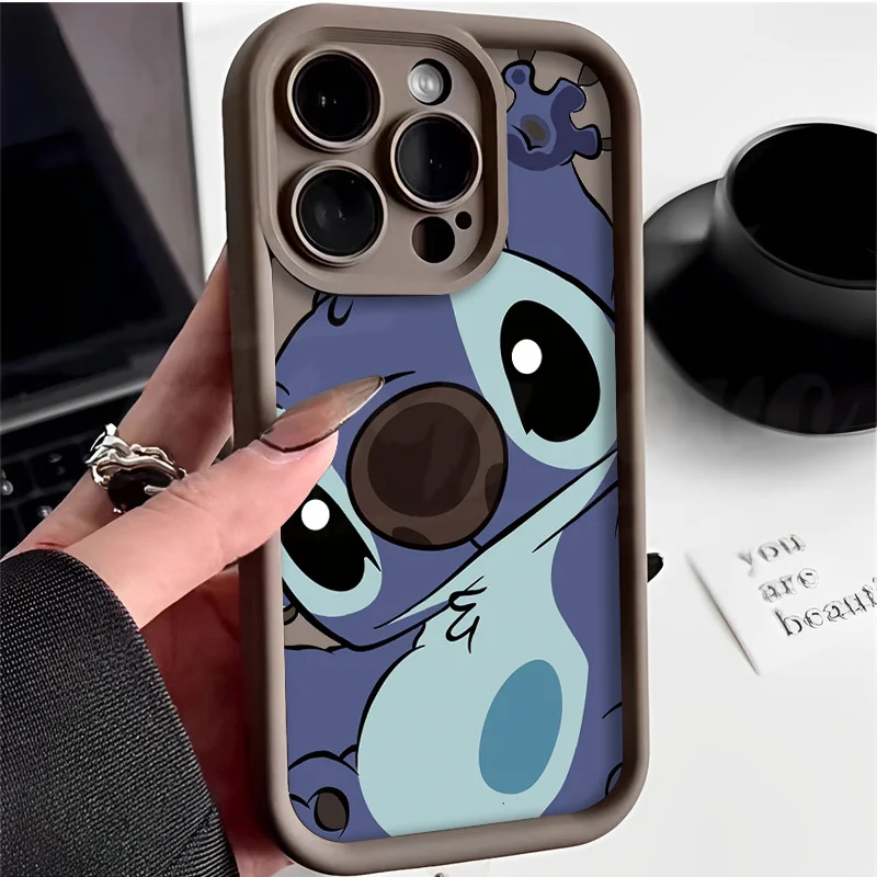 Cartoon Disney Stitch Soft TPU Case for Xiaomi POCO X6 X5 X4 GT F3 F4 F5 M6 Pro X3 NFC Mi 13T 12T 11T 13 12 11 Lite 5G NE Cover