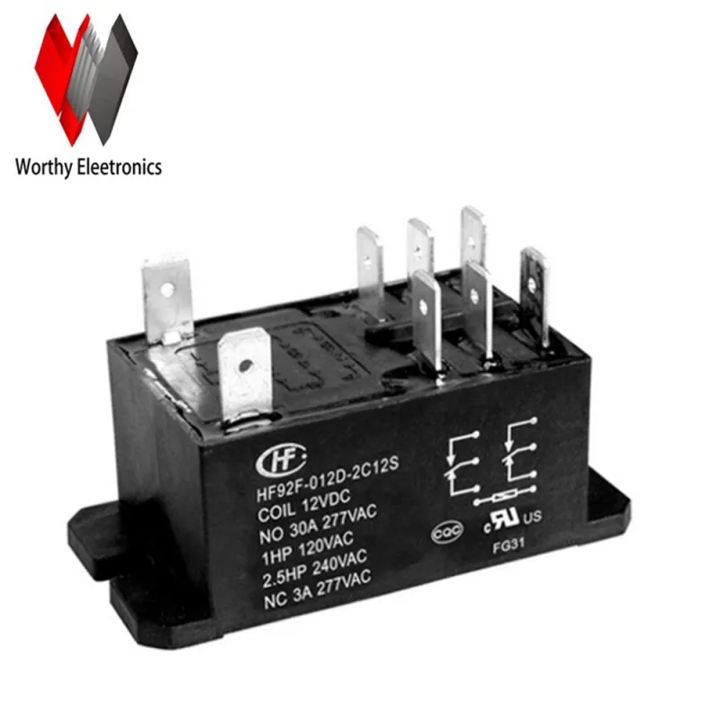 Free shiping     wholesale  10pcs/lot    relay   HF92F-012D-2C12S