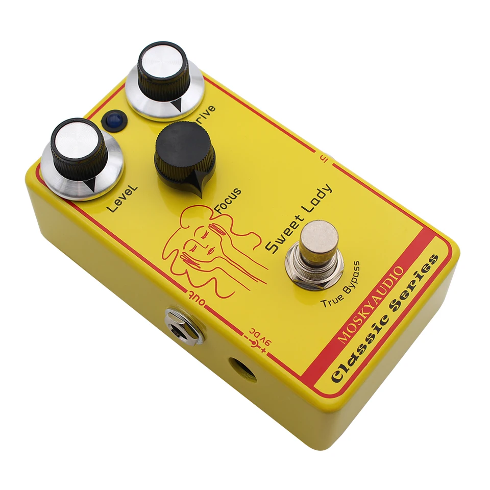 Mosky Sweet Lady Overdrive Effect Pedal for Electric Guitar with