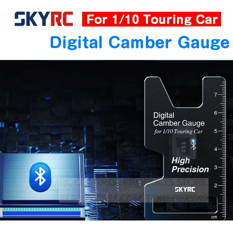 

SKYRC Digital Camber Gauge Built With Bluetooth 5.0 For 1/10 Touring Car