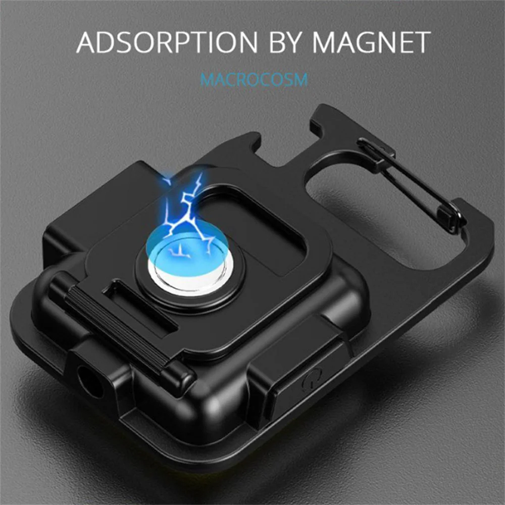 30 COB Lamps Keychain Light Portable Emergency Light Highlight COB Maintenance Light Outdoor Camping Bottle Opener Work Light