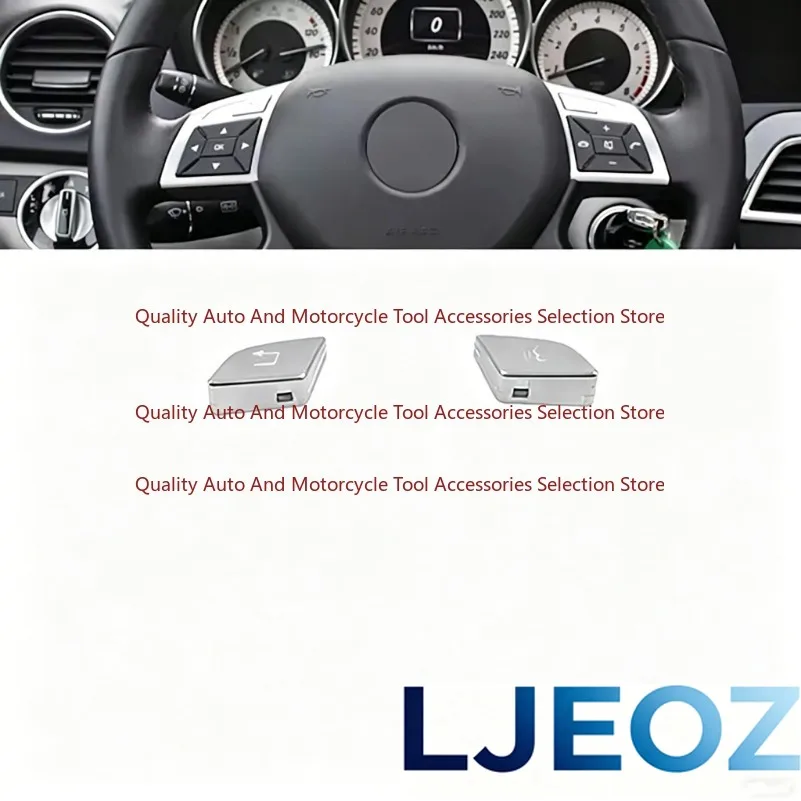 Car Steering Wheel Switch Button Cover Keys Caps for Mercedes W204 W212 X204 W156 W246 W176 W218 2185400162