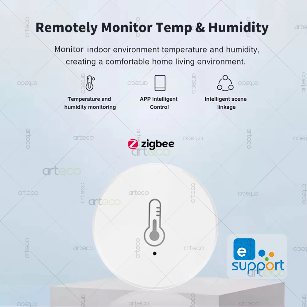 Zigbee 3.0 Temperature Humidity Sensor Remote Monitor Hygrometer Thermometer For Ewelink Zigbee Gateway Alexa Google Home Yandex