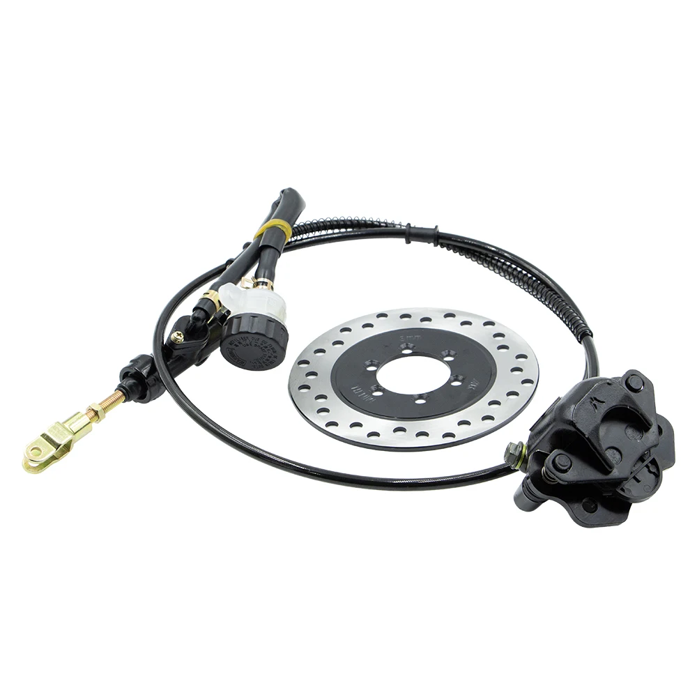 1000mm 850mm Rear Axle Assy With 428# 140L Chain 37T Sprocket Hydraulic Brake Kit For DIY Electric Go Kart ATV UTV Buggy Quad image 5