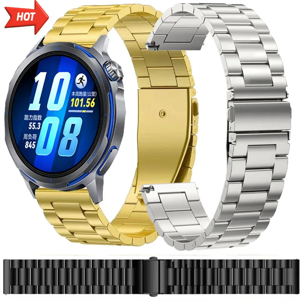 18/20/22mm Metallarmband für Huawei GT Runner 2/Ultimate 2 Edelstahlband für Huawei Watch GT6-5-4 41mm/Oneplus Watch 3 43mm