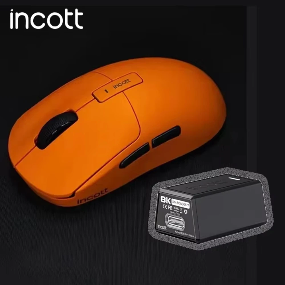 

Incott G23 Pro Wireless Mouse 8k Paw3950 Sensor Dual Mode Fast Charge Gaming Mouse Hot Swap Ergonomics Pc Gamer Accessories Gift