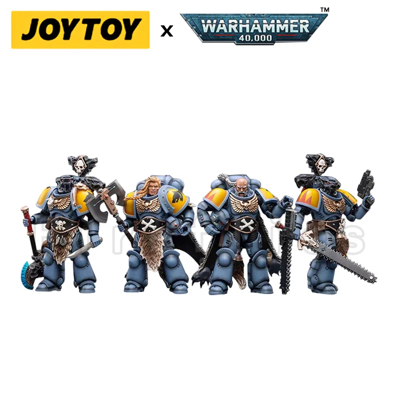 1/18 JOYTOY Action Figure 40K The Horus Heresy Space Wolves Figures And Mechas Logan Ghostwolf  Anime Model Toy