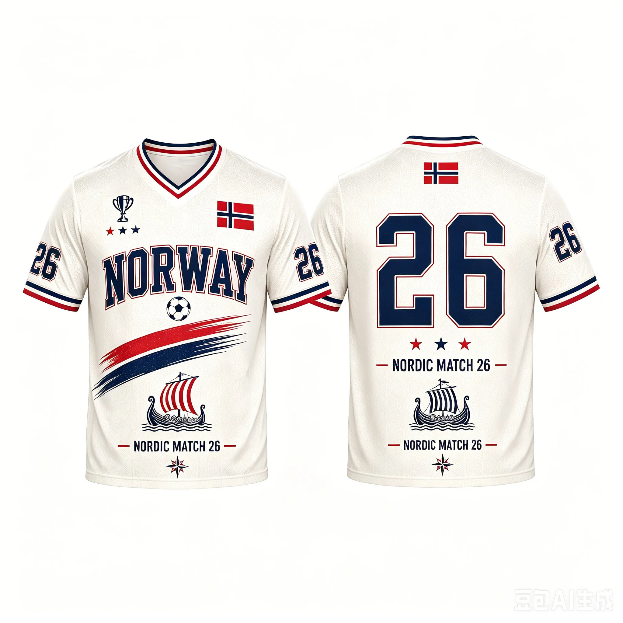 Summer Hot Selling Family Matching Norway 3D Printed Short Sleeved T-shirt Football Fan Quick Drying Breathable T-shirt