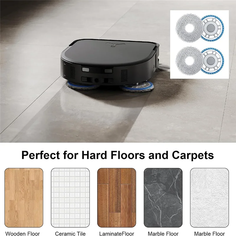 Mop Doeken En Houder Voor Ecovacs X5 PRO Onderdelen Mop Pad Vloerreiniging Robot Stofzuiger Vervangende Onderdelen-CLIM