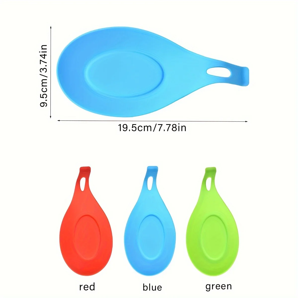 Silicone Heat Insulation Spoon Utensil Holder Stove Organizer Shelf Placemat Lid Scoop Cookware Bracket Stand Kitchen Accessory