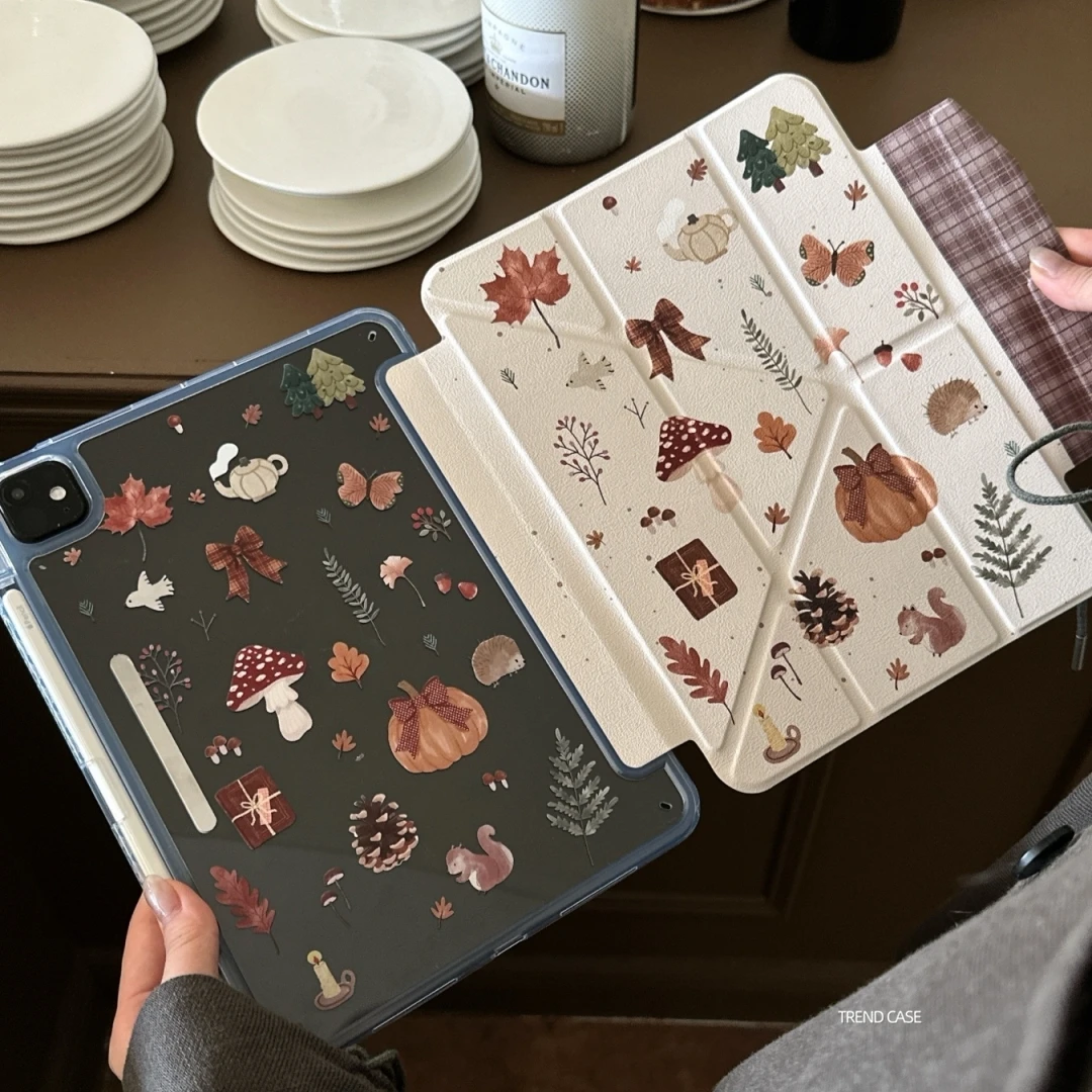 

Чехол для iPad A16 11 2025 9th 8th 7th Generation Pro 11 13 2024 12.9 Чехол-карандаш iPad Air 5 4 13 11 дюймов Mini 6 Case