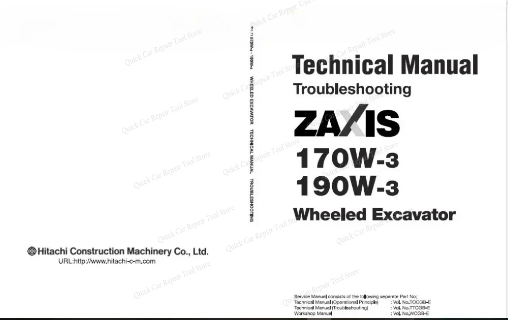 AutoCD Hitachi Full Excavator Shop Manual Set 2019