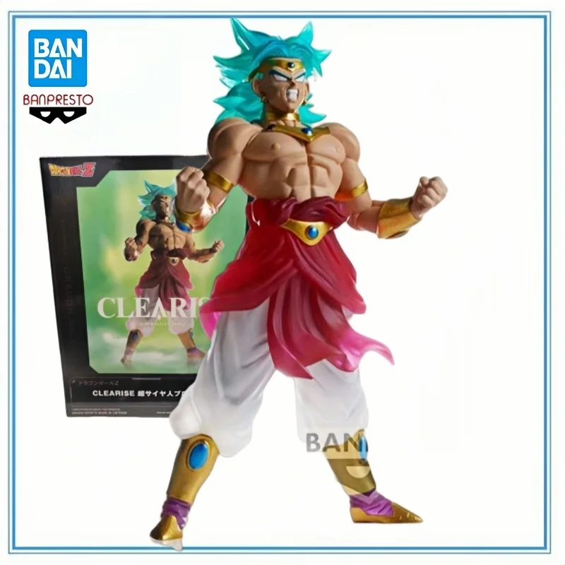 

BANDAI в наличии, оригинальные BANPRESTO CLEARISE Dragon Ball Z Super Saiyan Broly, аниме-фигурки, модель Collectio, игрушечная модель, игрушки