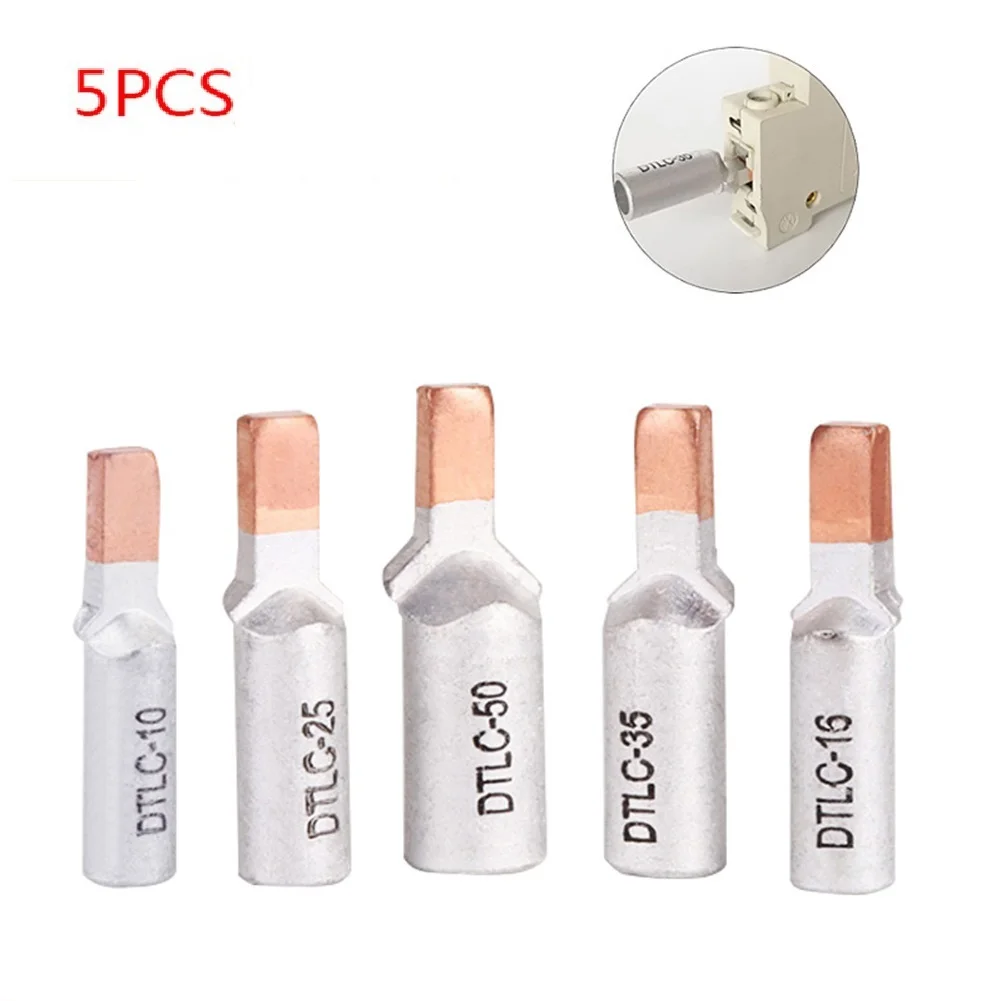 Wire Connector Terminal Crimping 5PCS/Set Circuit Copperandaluminum Pins Fitings Replacement Factory High Qulity