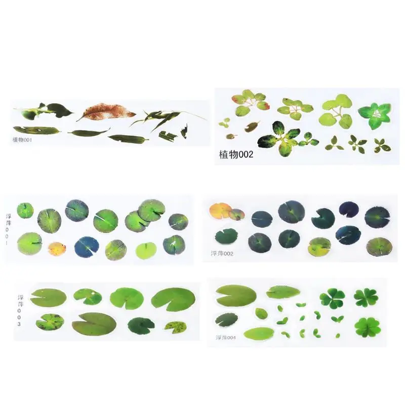 Y1UB Artificial Leaves Duckweed for Scrapbooking Supplies Card Making Supplies