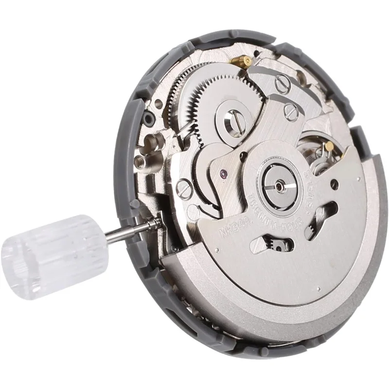 ABBO-Nh34a Nh34 Movement 3 Digit Calendar GMT Automatic Movement High-Precision Movement Watch Accessories