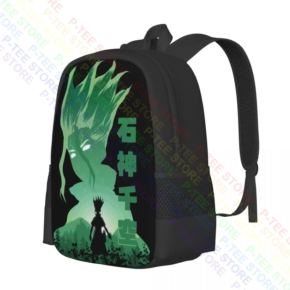 Dr. Stone Senku Ishigami Retro Fan Art MangaBackpack Large Capacity Softback Clothes Backpacks