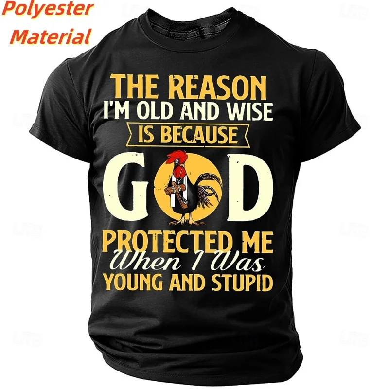 

3D Printed Chicken God T Shirt For Men Funny Colorful Pattern T-Shirts Summer Round Neck Kids Short Sleeve Tees Fashion Tops