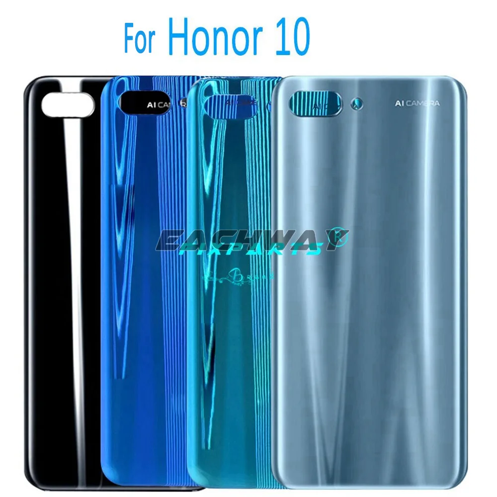 Per Huawei Honor 10 coperchio batteria posteriore in vetro alloggiamento porta posteriore in vetro per Honor 10 Lite coperchio batteria Honor10 Cover posteriore