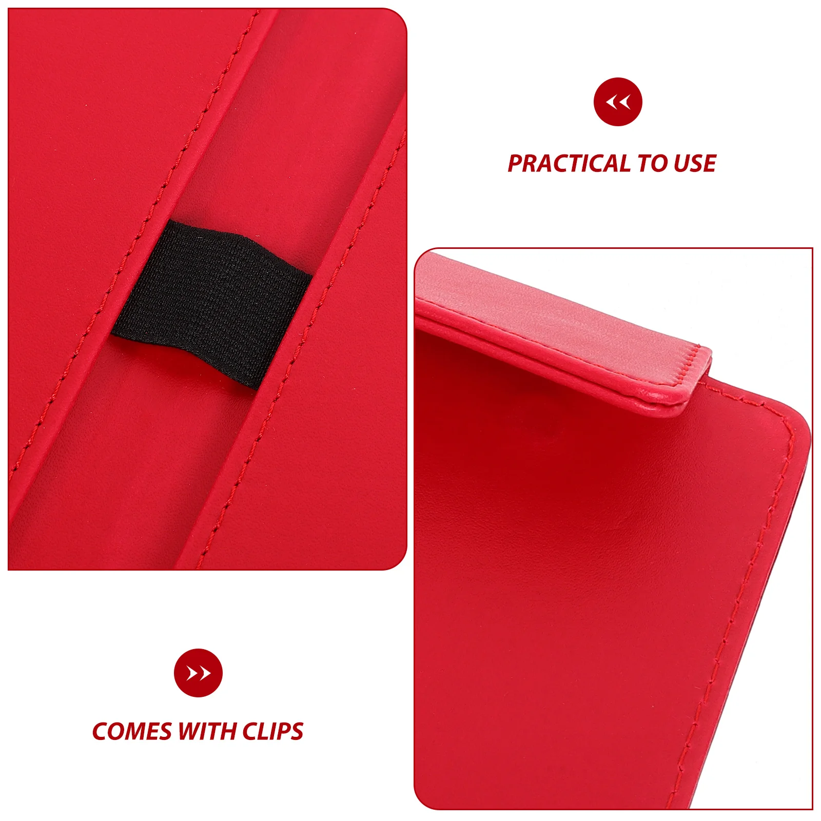 Binder The Folio Folder Tablet Mini Photo Album Bills Clipboard Red Desktop Stand