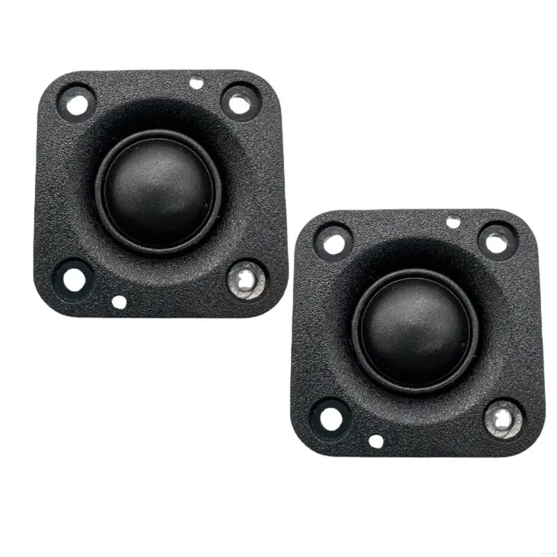 B03F High Performances 2Inch Square Tweeter Speakers, 20W 4ohm with Aluminum Heat Sink for Enhances Sound Claritys