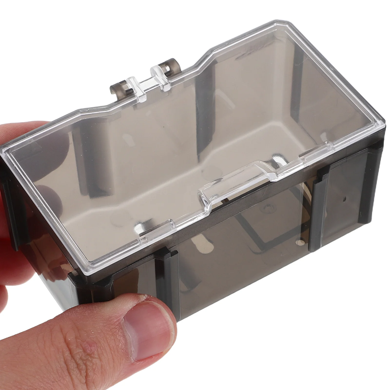 

4 pcs Plastic Storage Box For Collectibles Display Case Stackable Lidded Organizer Jewelry Figures Models Keepsake