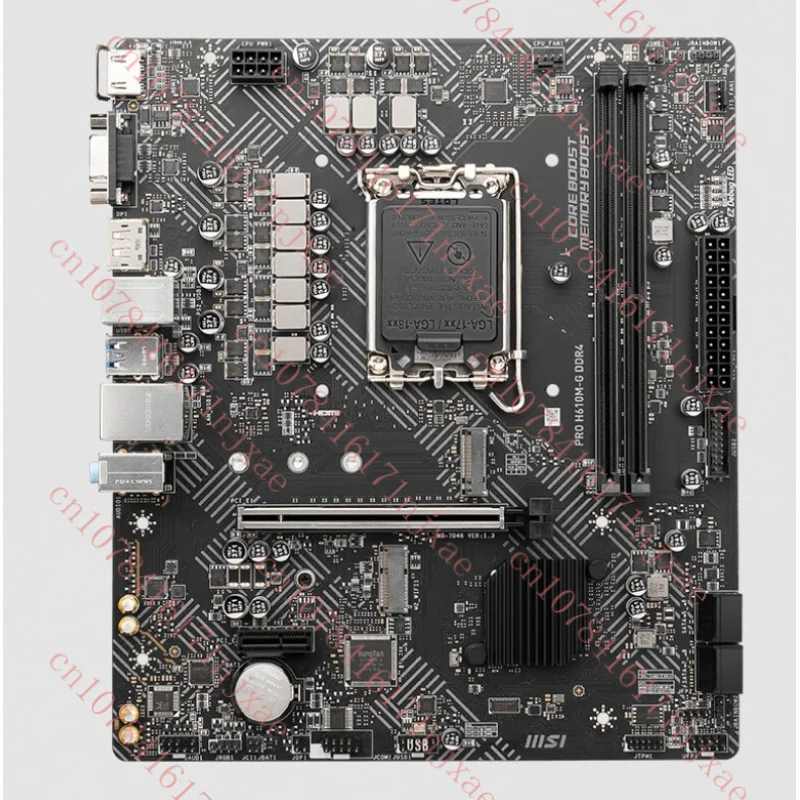 

Для материнской платы MSI PRO H610M-G DDR4 Intel H610 LGA 1700 12-го поколения M-ATX протестировано.