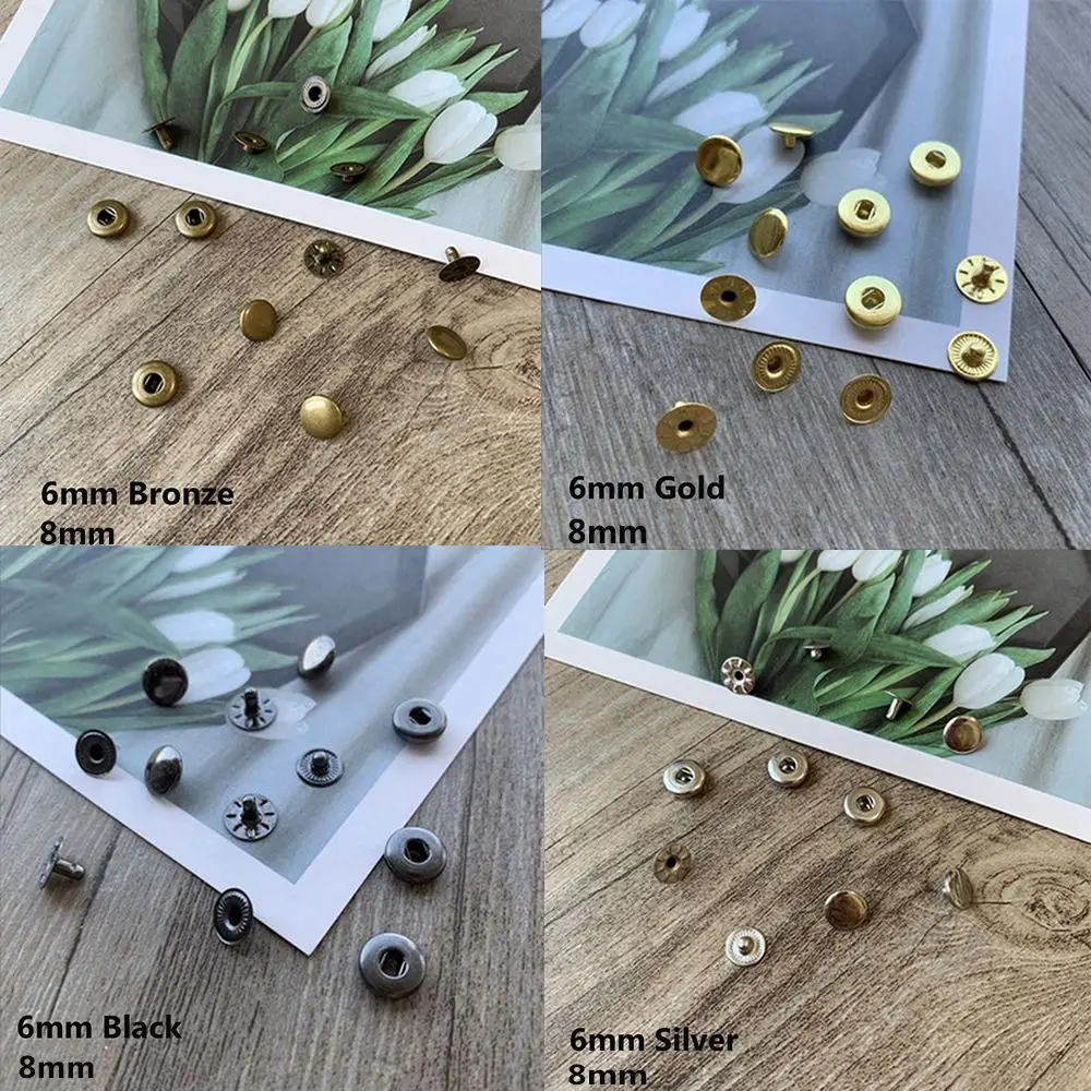 3 세트 액세서리 보이지 않는 스냅 공예 금속 버클 의류 봉제 버클 DIY 인형 옷 미니 버튼