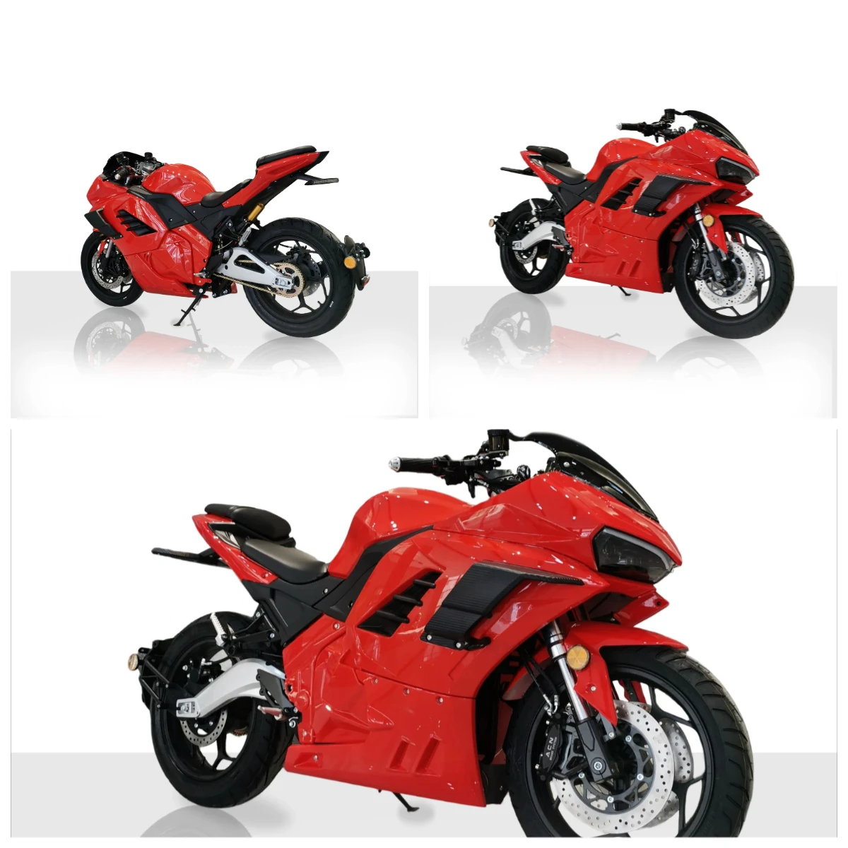 

Strovan Motorcycle Mid-drive Chain Motor 5000W Large Power 72V Lithium Adult Electric Motorcycle With RCS Brake