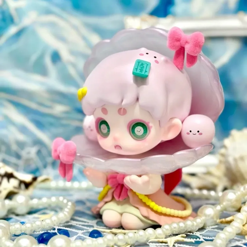 ﻿ Authentic Spot Ghost Keeno Third-Generation Wishing To The Sea Breeze Summer Blind Box Trendy Toy Cute Figurine Desktop Gift