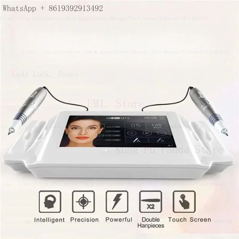 V8 Permanent Makeup Tattoo Machine Digital Electric Eye Brow Lip Rotary Pen MTS PMU System Makeup Machine 100-240V AC