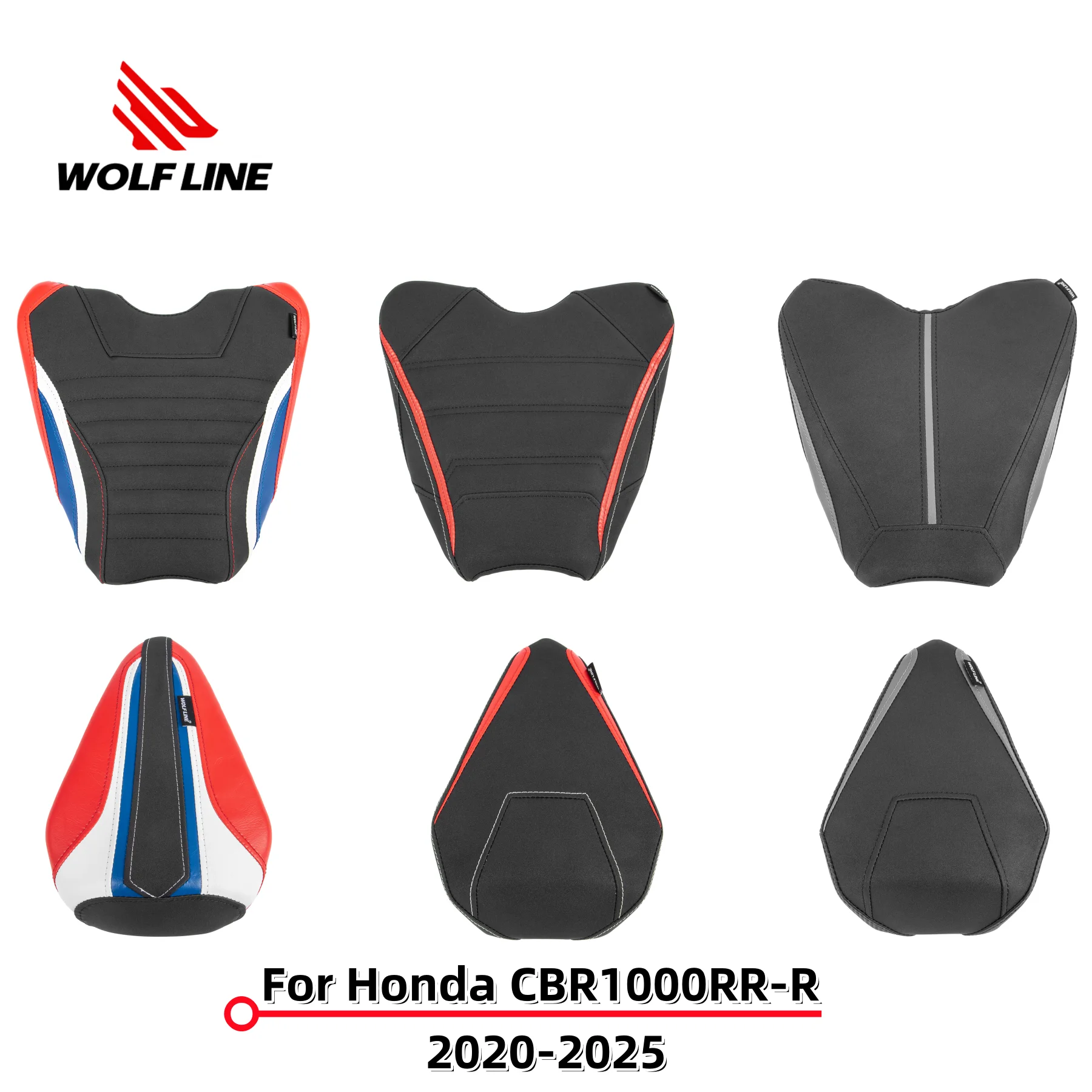 

Motorcycles Front Diver Seat Rear Passenger Seat Rider Cushion Pillion Pad for Honda CBR1000RR-R 2020 2021 2022 2023 2024 2025