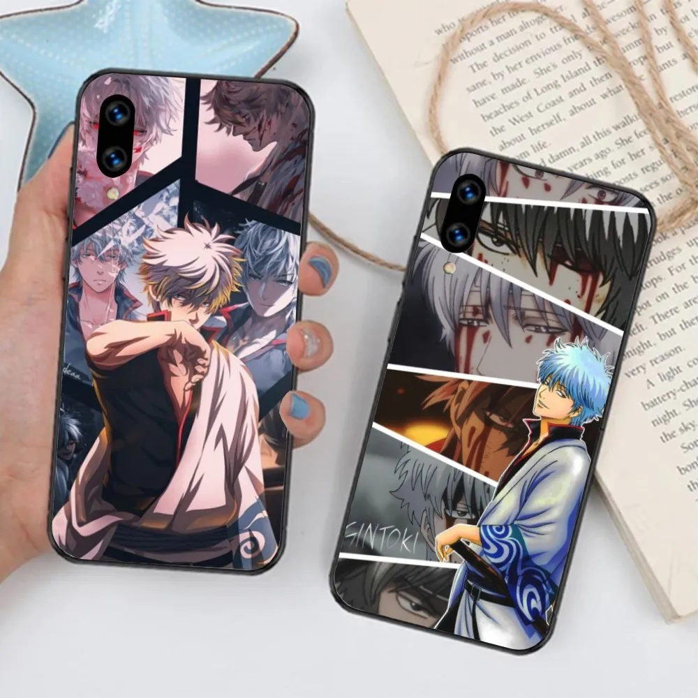 Sakata Kintoki Mobile Cell Phone Case for Huawei Mate 40 30 20 10 Pro Lite Nova 9 8 5T Y7p Y7 Black Soft Phone Cover Funda