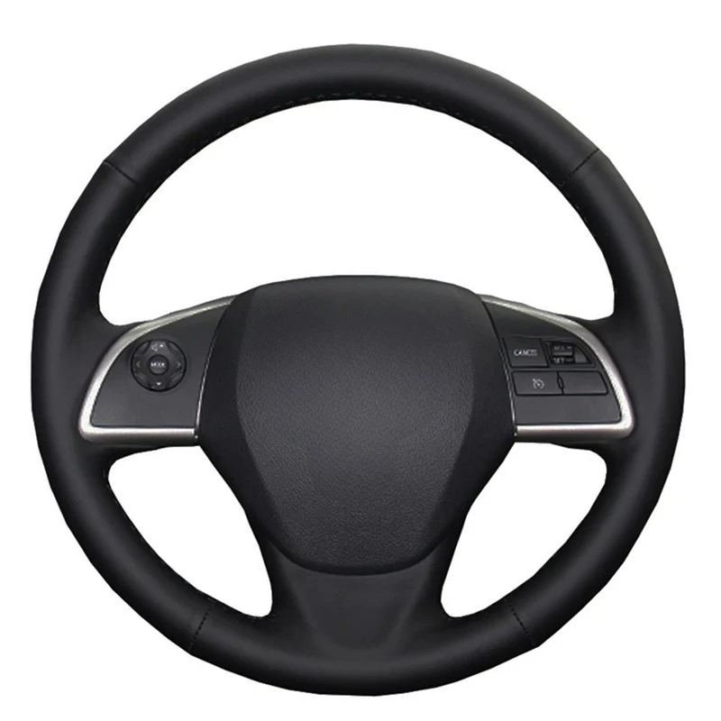 Car Steering Wheel Cover Braid Leather For Mitsubishi Outlander Mirage ASX 2012-2019 Eclipse Cross 2017-2019 L200 2015-2017