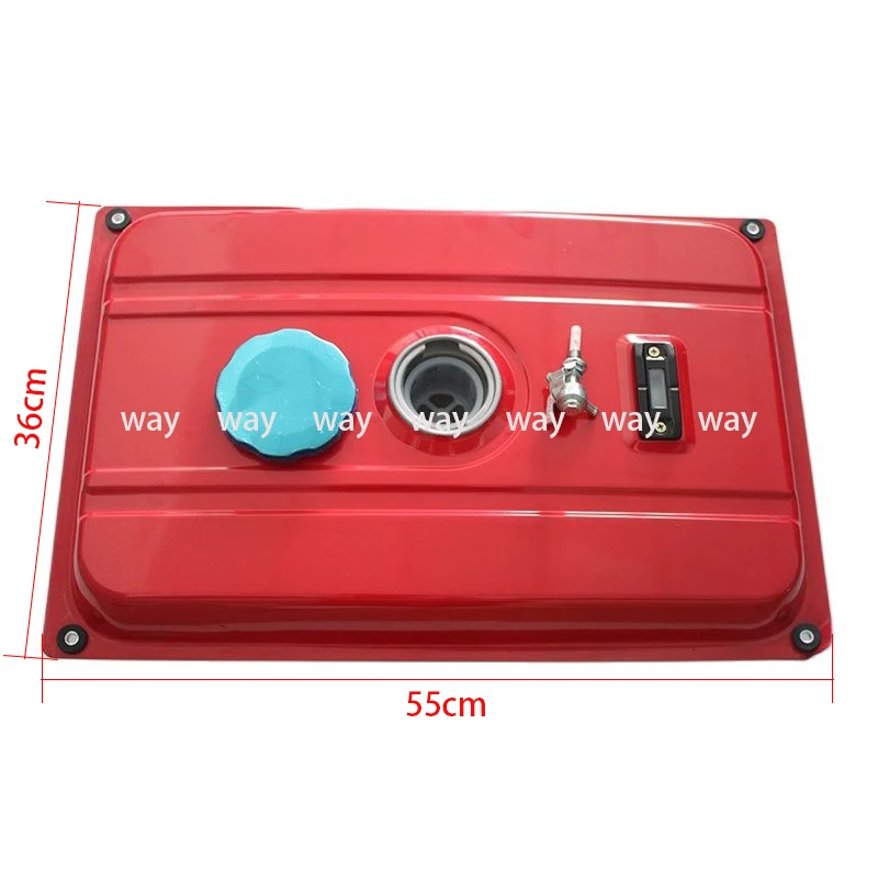 1 set red 2KW 3KW generator fuel tank fuel tank Assembly 168F gasoline tank with cover and a full set of unit accessories