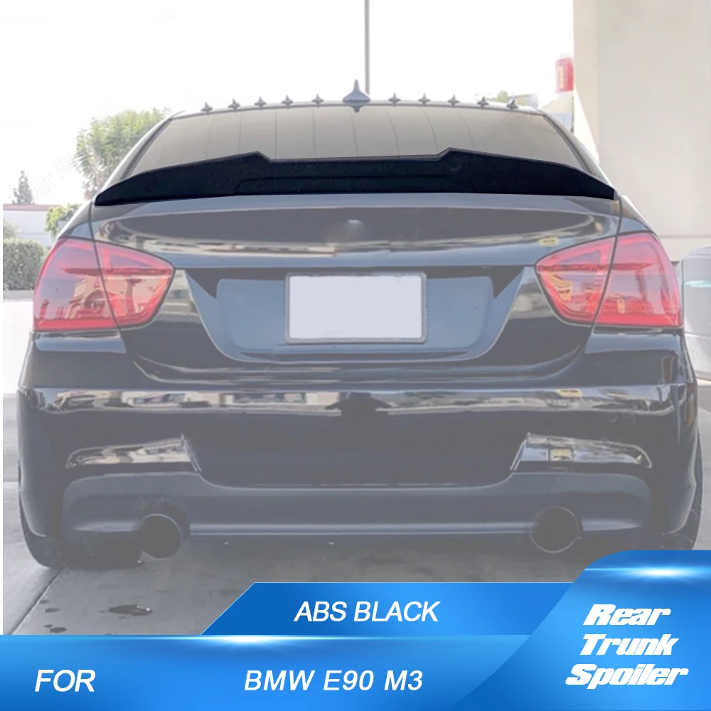 

ABS Black Car Rear Spoiler Wing For BMW E90 M3 2008-2012 & E90 323i 325i 328i 335i 2005-2011 Car Trunk Lip Tail Trunk Spoiler