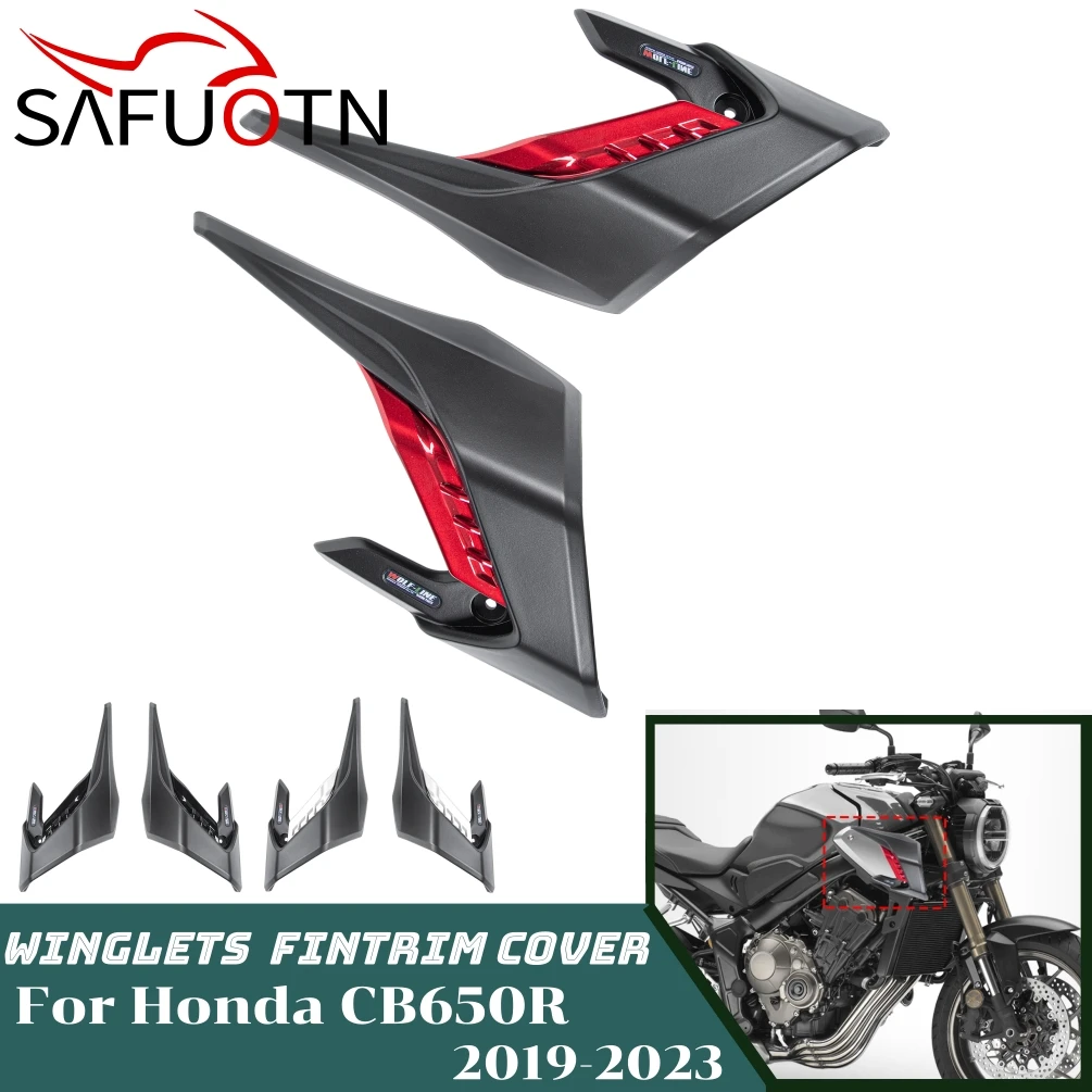 

CB650R Winglets для Honda CB650R 2019-2023 плавник мотоцикла Trim Cover Wing Protector Wind CB 650R, комплекты обтекателей, аксессуары