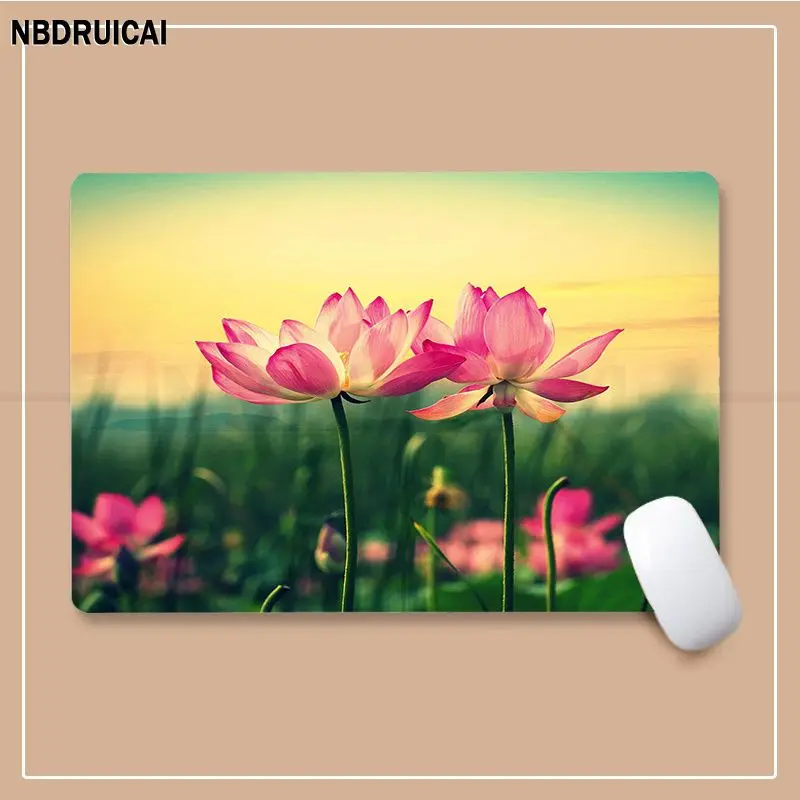 Lotus DIY Table Mat Student Mousepad Computer Keyboard Pad Games Pad Desk Mat For PC Mouse Carpet