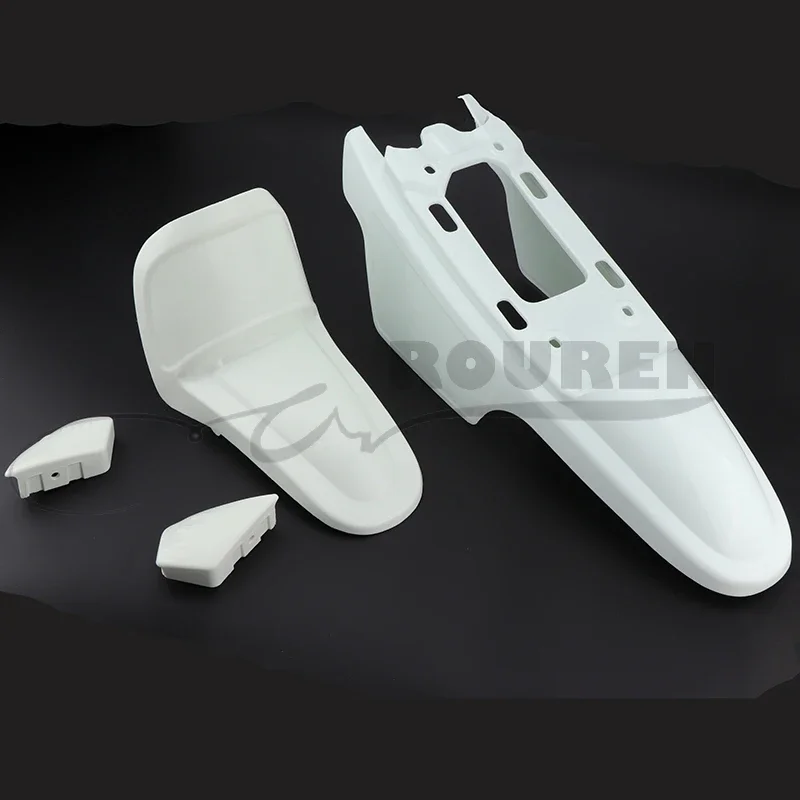 White Motorcycle Plastic Fender Front Rear Quick Release Mudguard for Yamaha PW50 PY50 PW PY 50 Dirt Pit Bike Moto Accessories