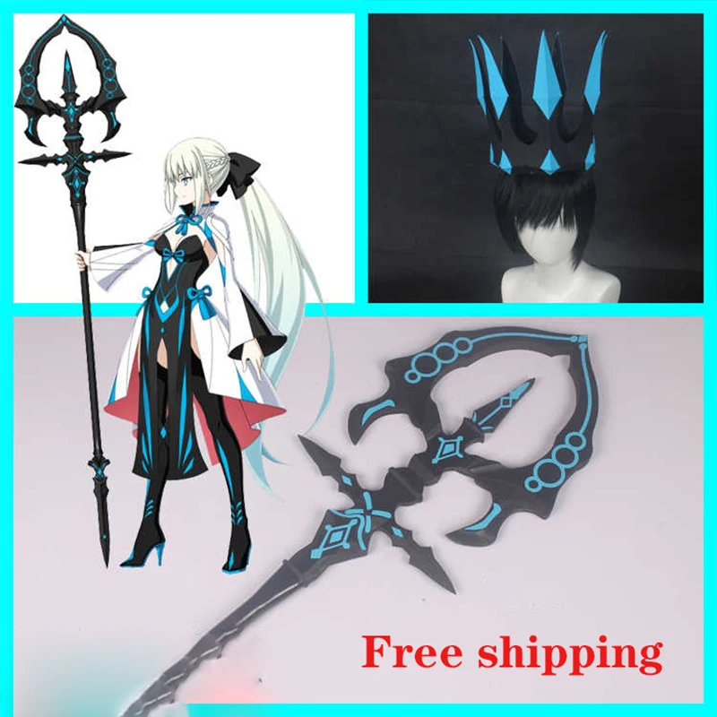 Game Fate/Grand Order FGO Morgan Le Fay Staff Cosplay Props Weapon Halloween Carnival Custom Hand Made Prop