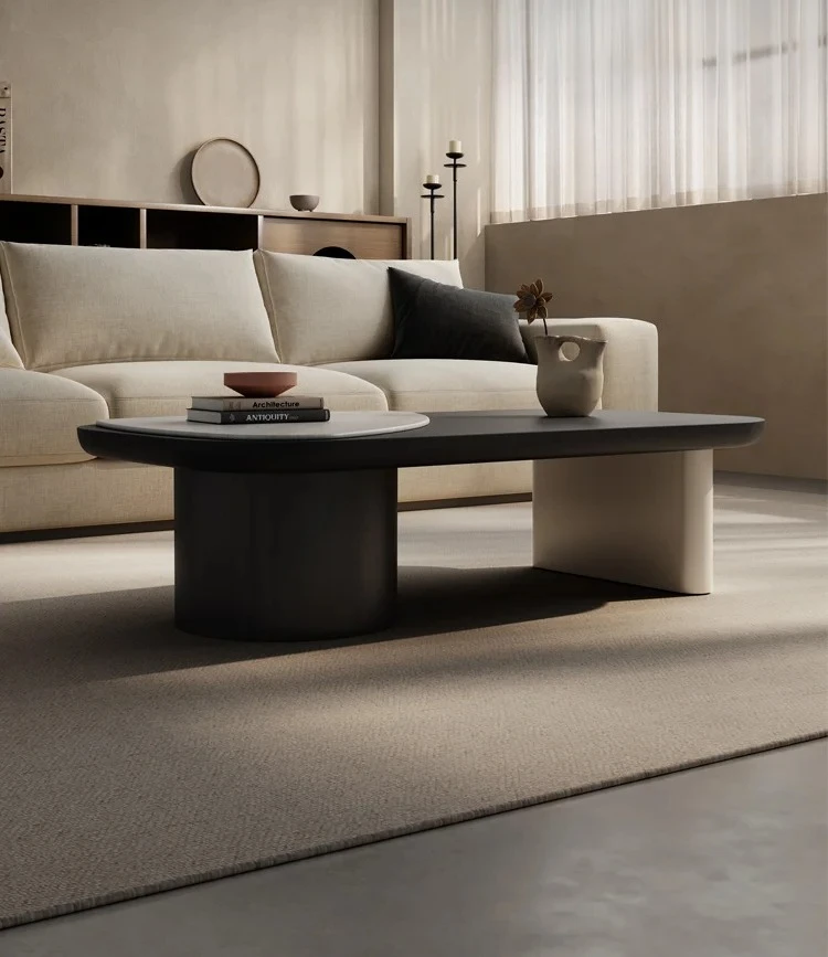

Italian Chinese Style Simple Small Apartment Creative Microlite Coffee Table