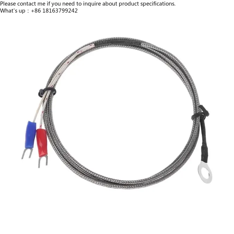 

6mm Hole Washer K Type Thermocouple Temperature Probe 1M Cable for Industrial Temperature Controller Waterproof