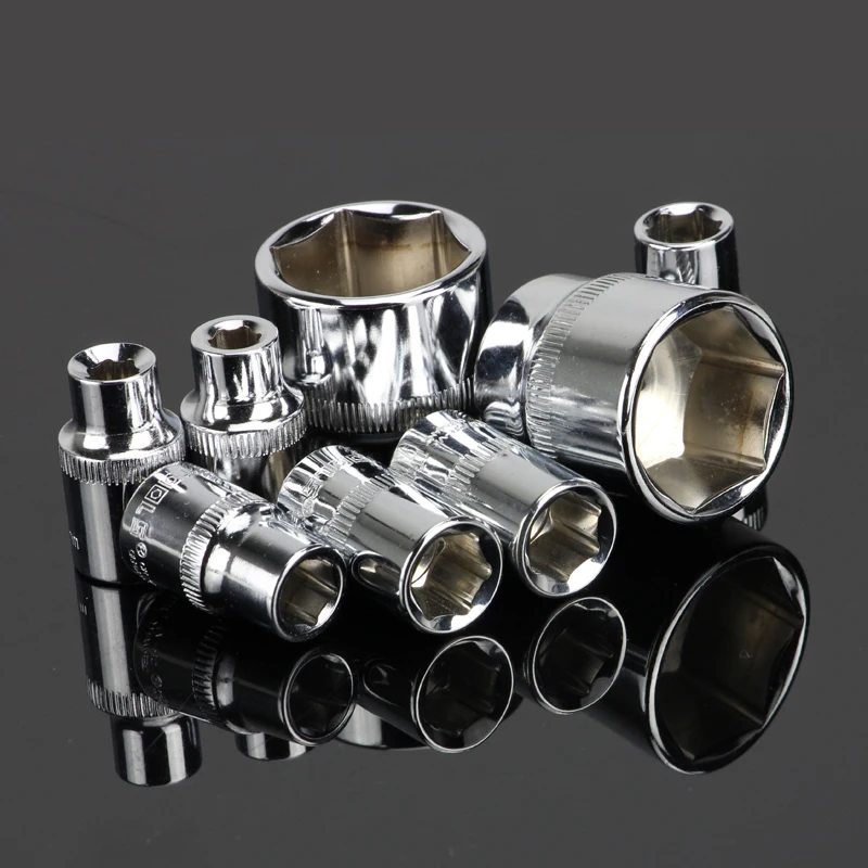 Imagem -03 - Catraca Chave Soquete para Reparação de Automóveis Cr-v Metric Espelho Polido Kit 12.5 mm mm 10 mm 12 mm 13 mm 14 mm 17 mm 19 mm 22 mm 24 mm 30 mm 32 mm Dentro