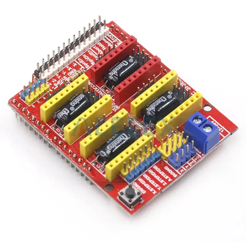 Nova máquina de gravação cnc shield v3/impressora 3d/placa de expansão de driver a4988 para arduino
