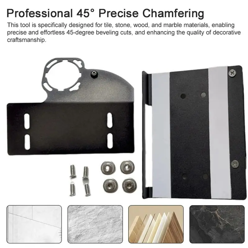 [NEWA76K!】 100-Type Angle Grinder Stand Universal Chamfering Tool Portable 45° Tile Chamferer For Tile Stone Wood Marble Tools