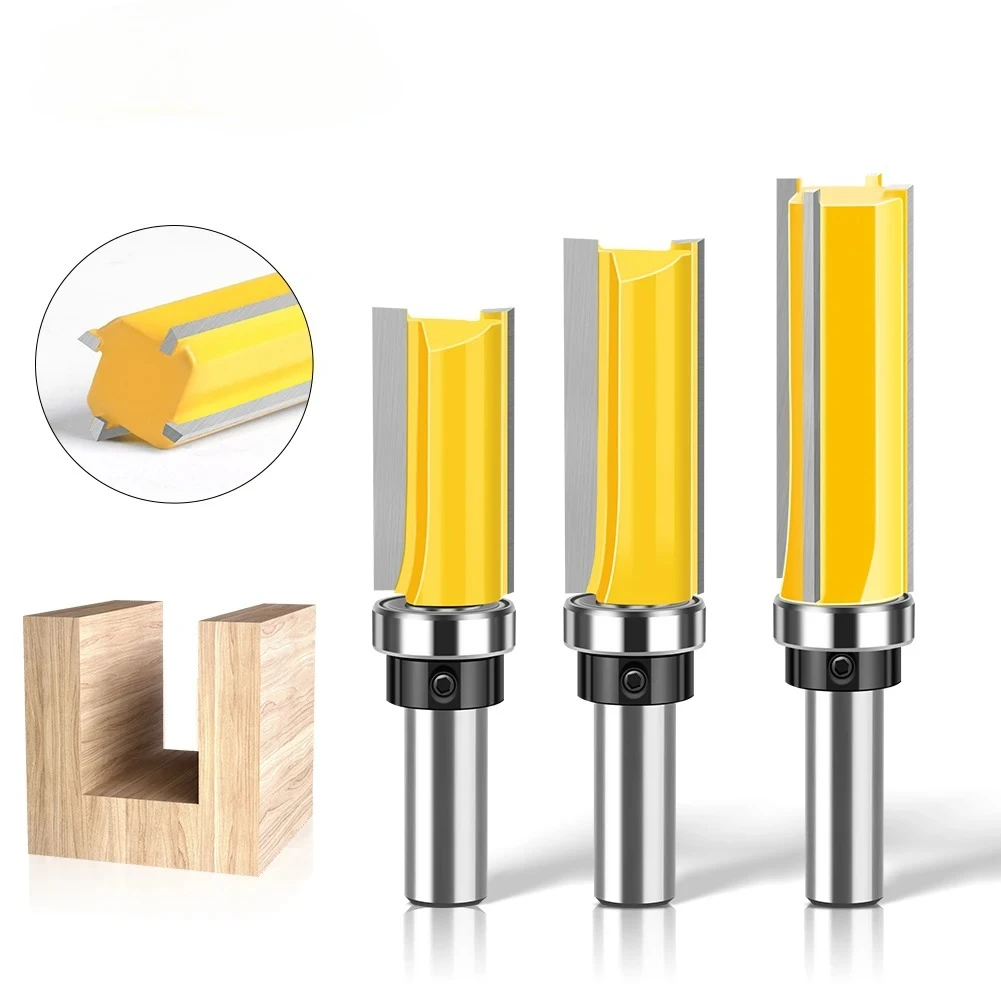 12mm Schaft Lagerfräser Gerader Schlitzfräser Nutfräser Holzbearbeitung Kantenfräser