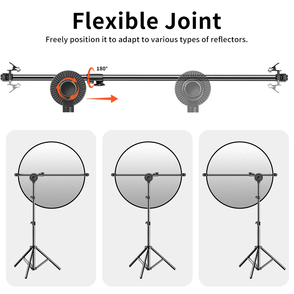 BSVLAR Reflector Board Clamp Stand for Photography - Compatible with  Reflector Boards - 60, 80, 110cm Reflector B