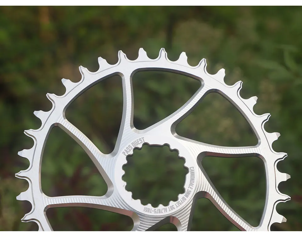 Pass Quest For CANNONDALE si ss 0mm 3mm Offset Bike Chainwheel 28T 30T 32T 34T 36T 38T 40T 42T bicycle Chainrings mtb Bike parts