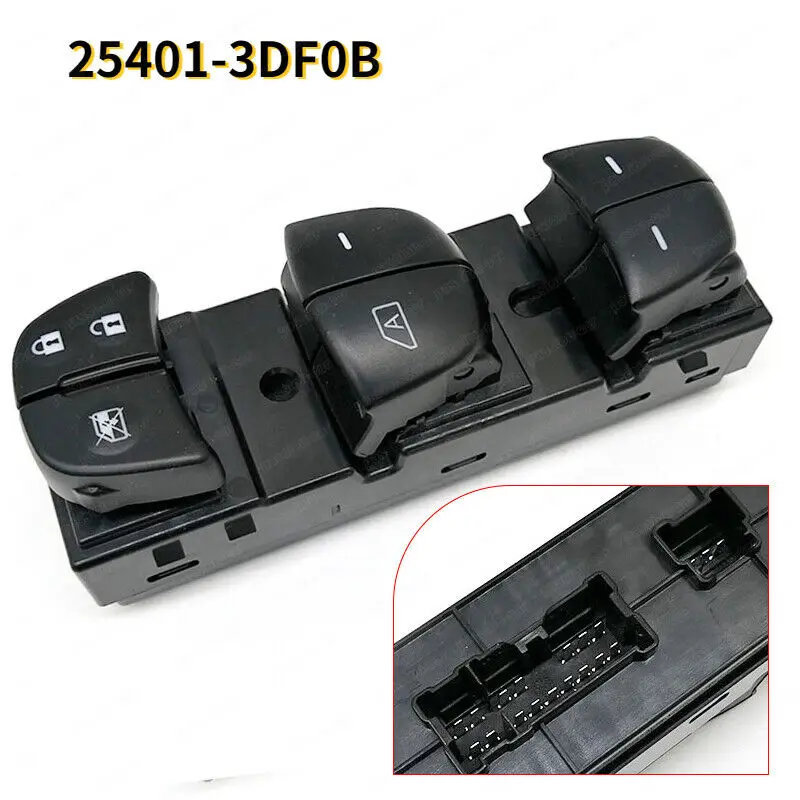 

High quality 25401-3DF0B Power Window Switch Window Driven Switch For NISSA TIIDA 2011-2014 254013DF0B FREE SHIPPING!!!