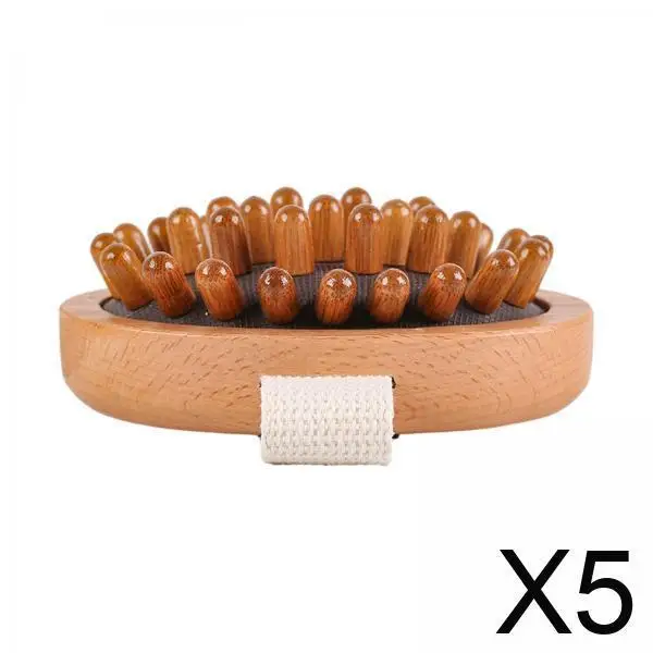 

Wooden Guasha Sticks Ergonomic Handheld Body Massage Brush Multi Functional Massager Tool for Back Neck Shoulders